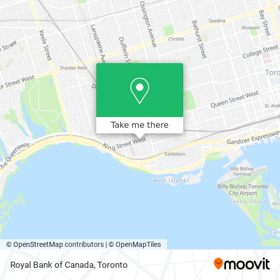 Royal Bank of Canada map