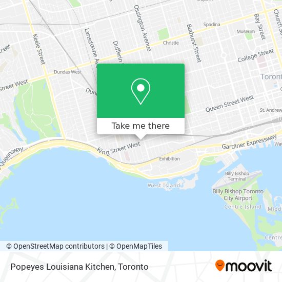 Popeyes Louisiana Kitchen map