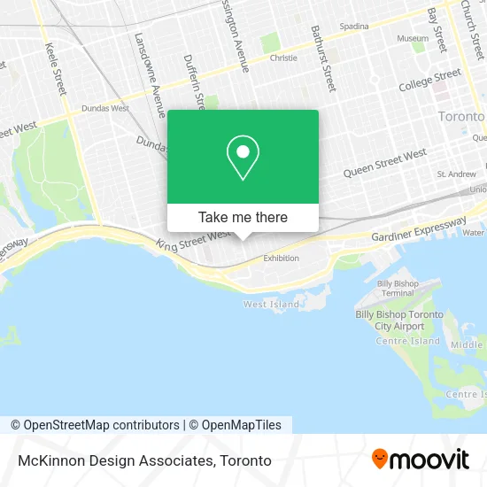 McKinnon Design Associates map