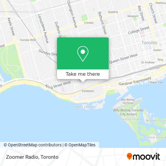 Zoomer Radio map