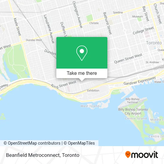 Beanfield Metroconnect map