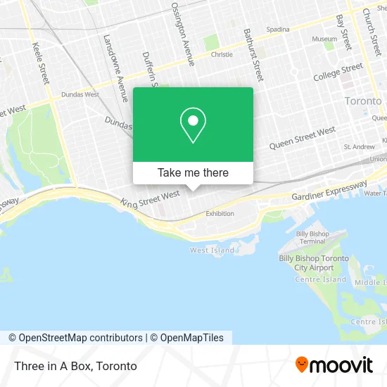 Three in A Box map