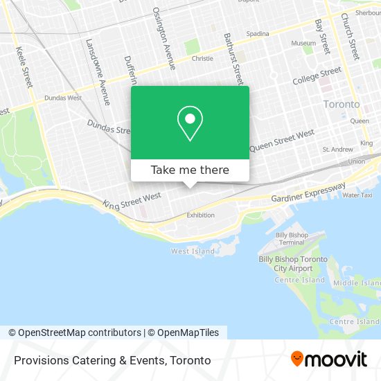 Provisions Catering & Events map