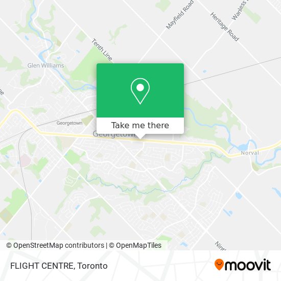 FLIGHT CENTRE map