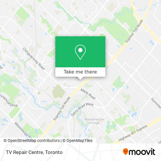 TV Repair Centre map