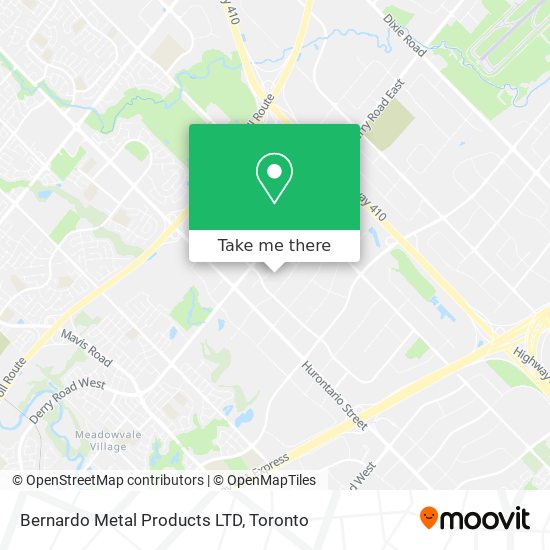 Bernardo Metal Products LTD map