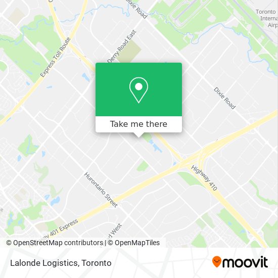 Lalonde Logistics map