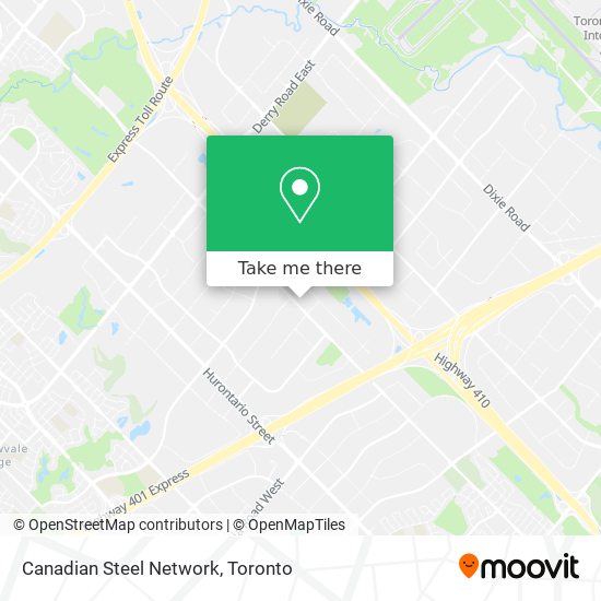 Canadian Steel Network map