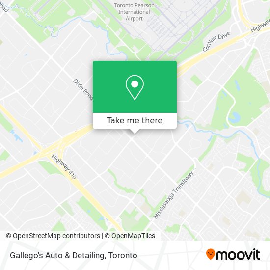 Gallego's Auto & Detailing map