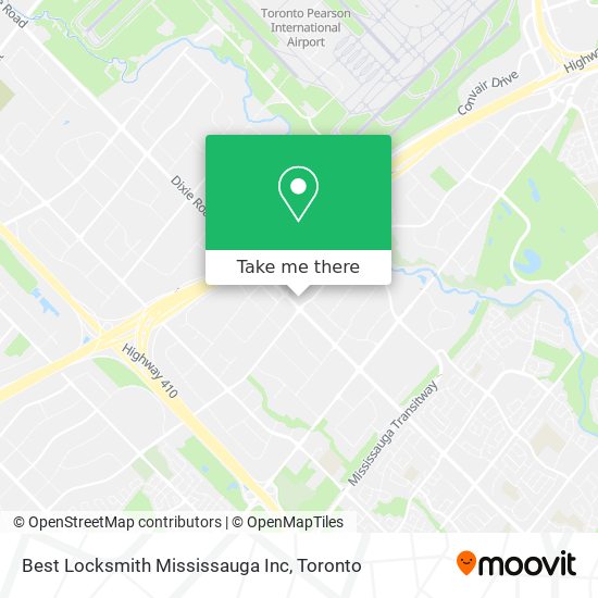 Best Locksmith Mississauga Inc map