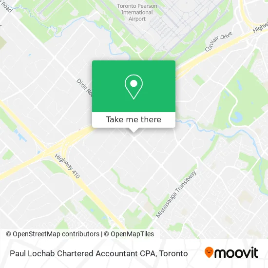 Paul Lochab Chartered Accountant CPA map