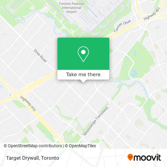 Target Drywall map