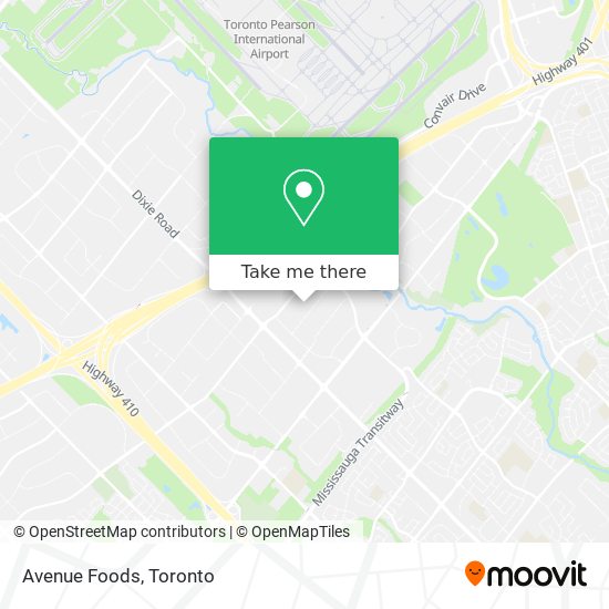 Avenue Foods map