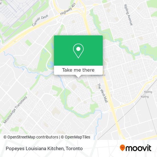 Popeyes Louisiana Kitchen map