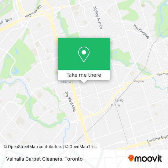 Valhalla Carpet Cleaners map