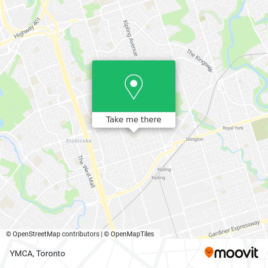 YMCA map