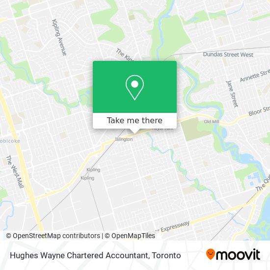 Hughes Wayne Chartered Accountant map