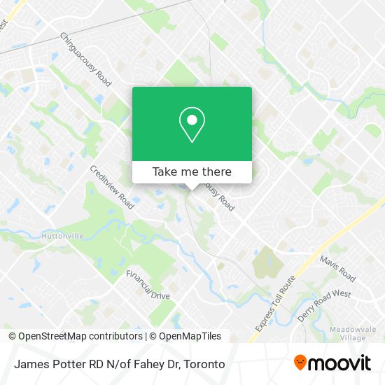 James Potter RD N/of Fahey Dr map