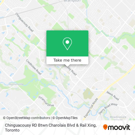 Chinguacousy RD Btwn Charolais Blvd & Rail Xing map