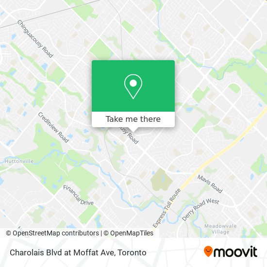 Charolais Blvd at Moffat Ave map