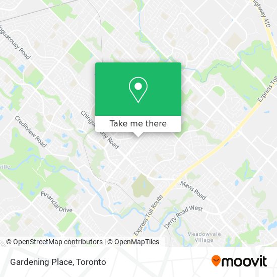 Gardening Place map