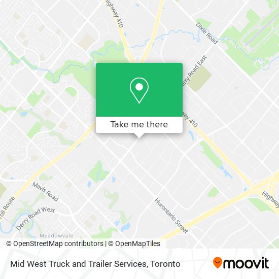 Mid West Truck and Trailer Services map
