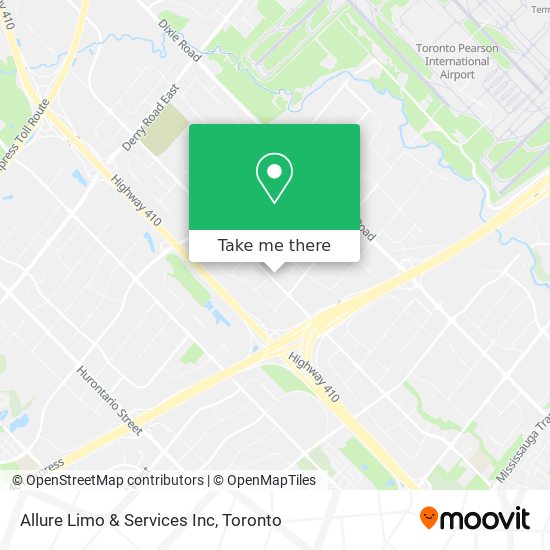 Allure Limo & Services Inc map