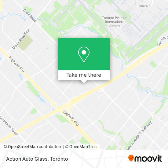 Action Auto Glass map