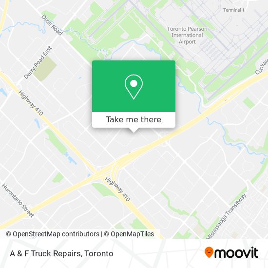 A & F Truck Repairs map