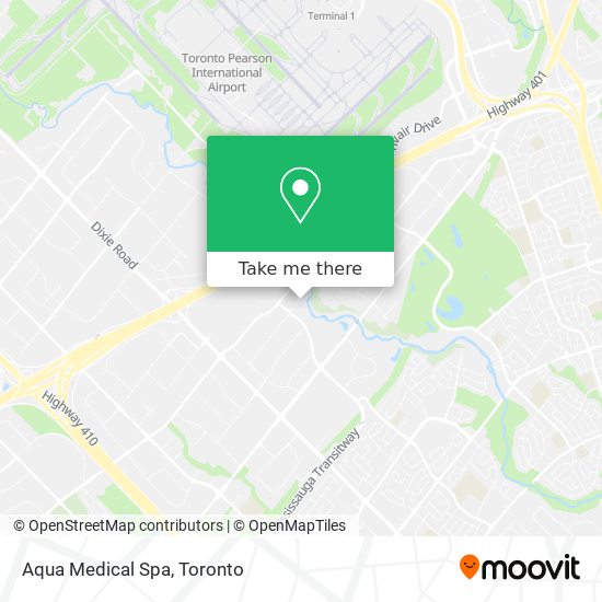 Aqua Medical Spa map