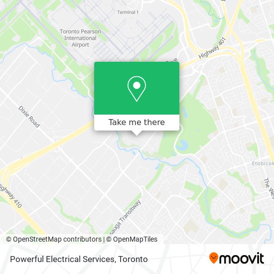 Powerful Electrical Services map