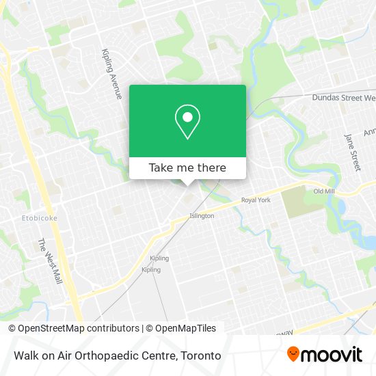 Walk on Air Orthopaedic Centre map