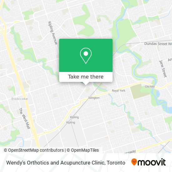 Wendy's Orthotics and Acupuncture Clinic map