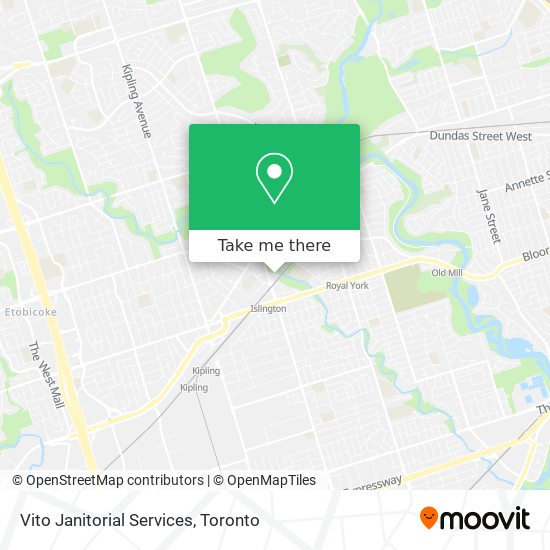 Vito Janitorial Services map