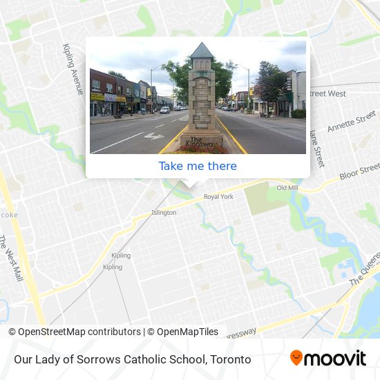Our Lady of Sorrows Catholic School map