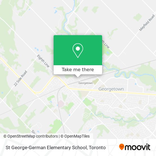 St George-German Elementary School map