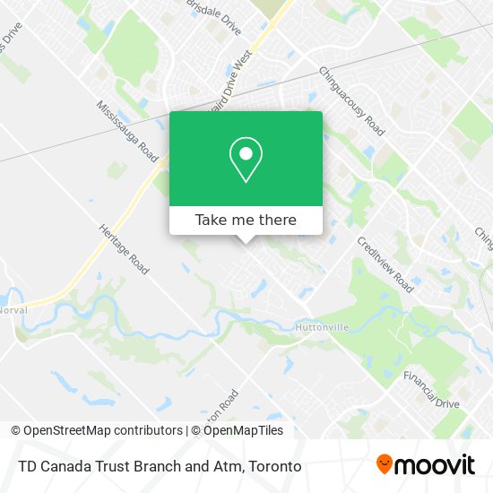 TD Canada Trust Branch and Atm map