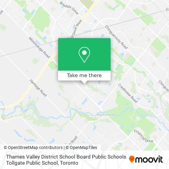 Thames Valley District School Board Public Schools Tollgate Public School plan