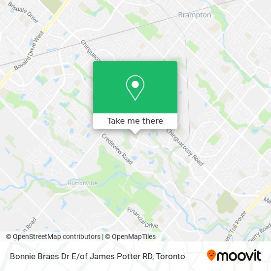 Bonnie Braes Dr E / of James Potter RD plan