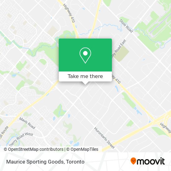 Maurice Sporting Goods map