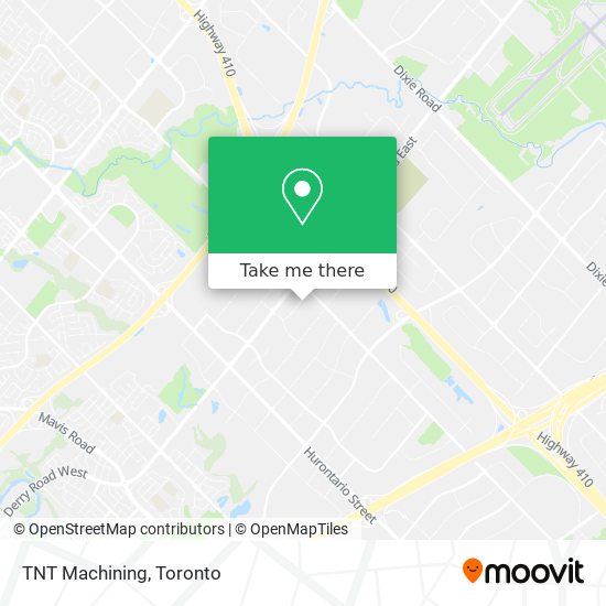 TNT Machining map