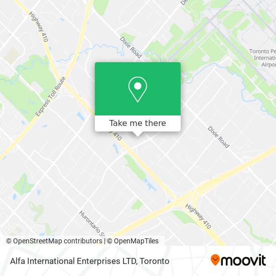 Alfa International Enterprises LTD map