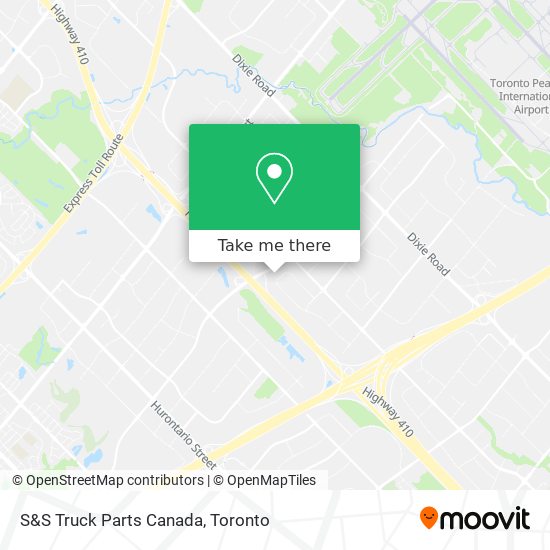 S&S Truck Parts Canada map