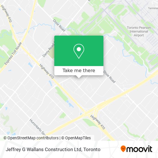 Jeffrey G Wallans Construction Ltd map