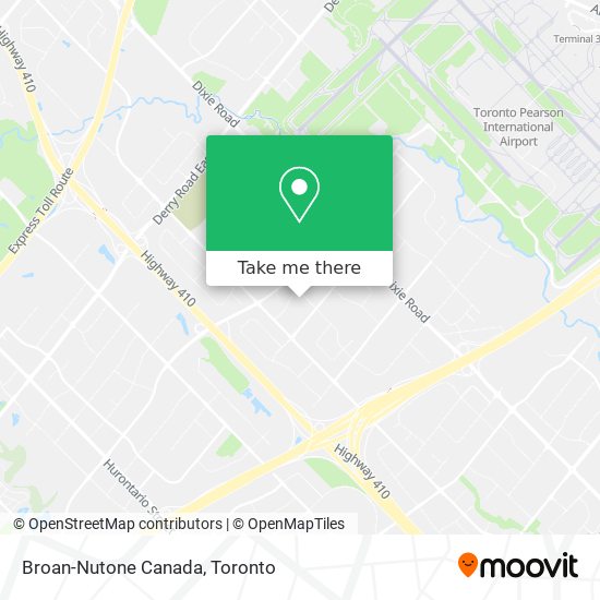 Broan-Nutone Canada map