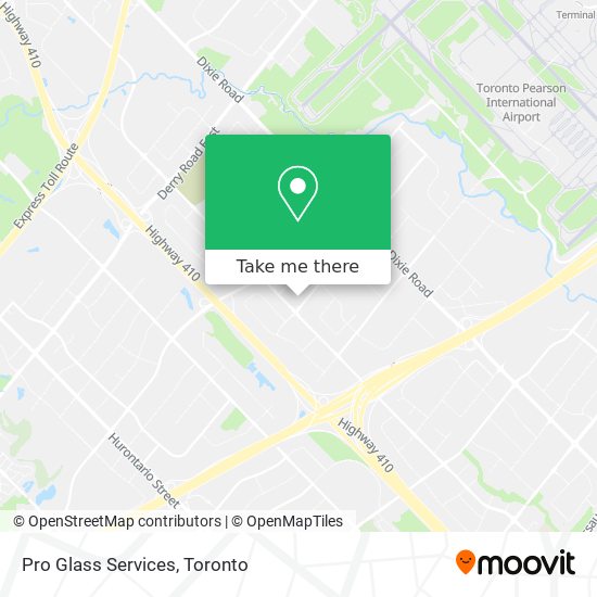 Pro Glass Services map