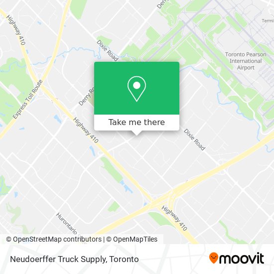 Neudoerffer Truck Supply map
