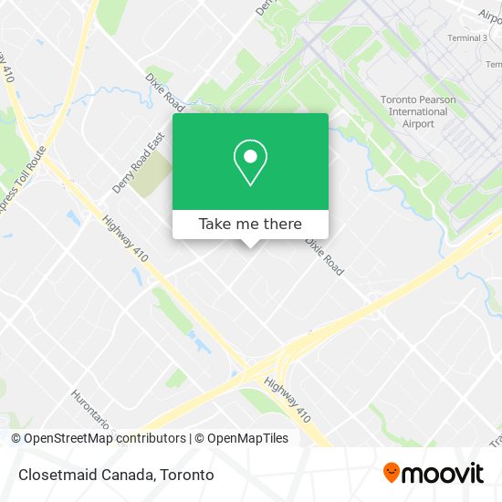 Closetmaid Canada map
