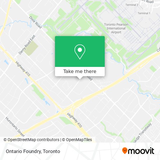 Ontario Foundry map