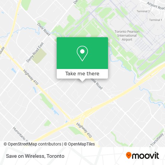 Save on Wireless map